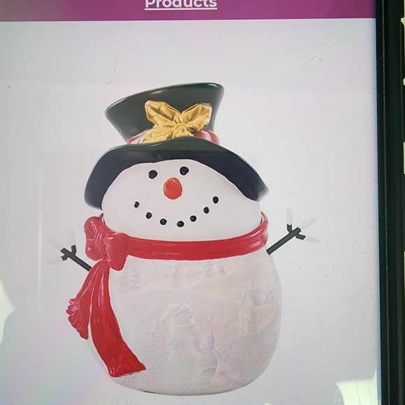 NIB. Scentsy, Build A Snowman, Scentsy Warmer Holiday 2017 Collection. - Picture 12 of 14